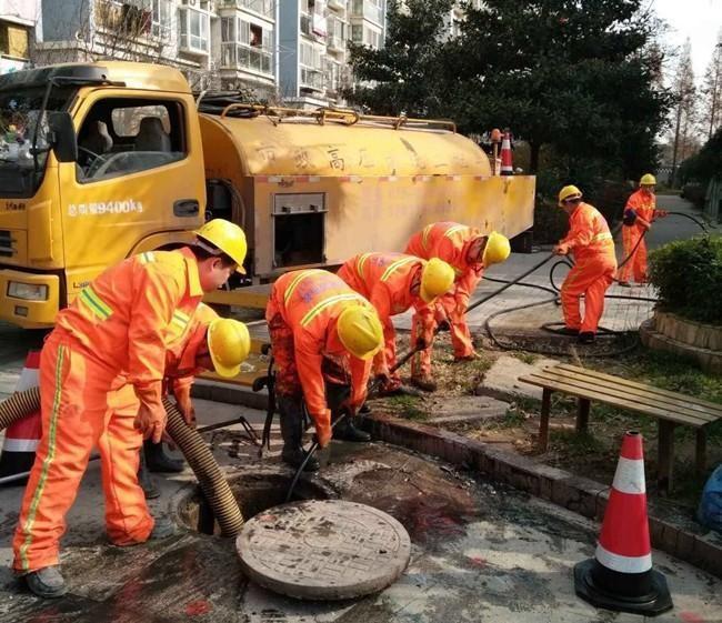 曲松市政管道清淤